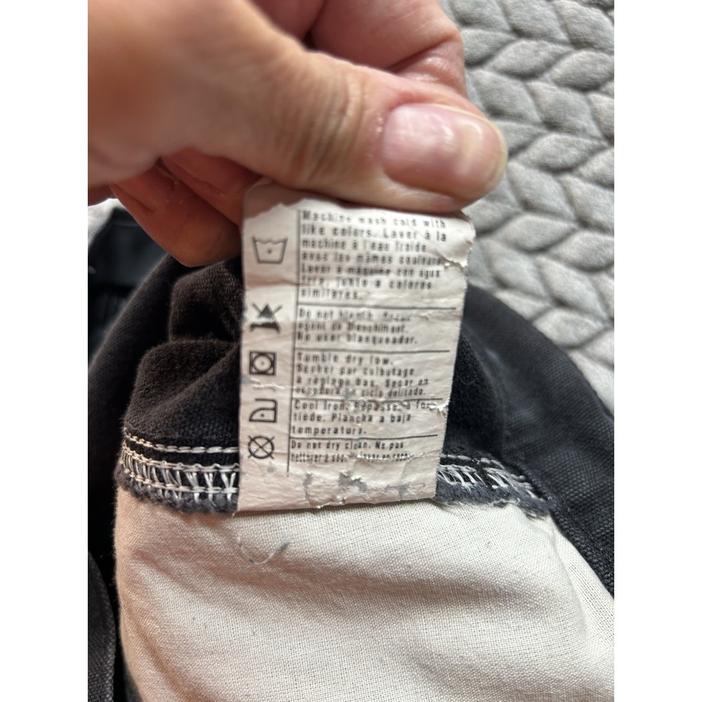 Carhartt B01 BLK Duck Double Front Work Pants Mens 36x30 Black USA Made - Picture 7 of 12